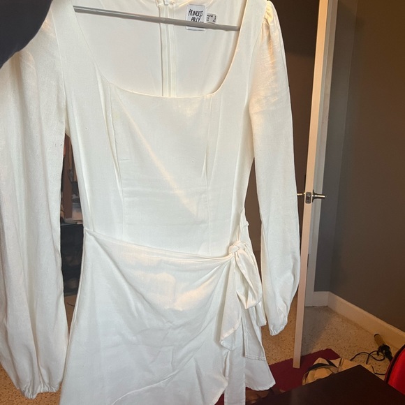 Princess Polly the Villa Mini Dress White - Picture 5 of 5